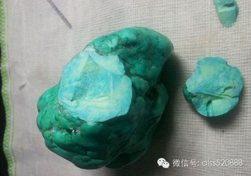 菱镁矿冒充绿松石图片图片
