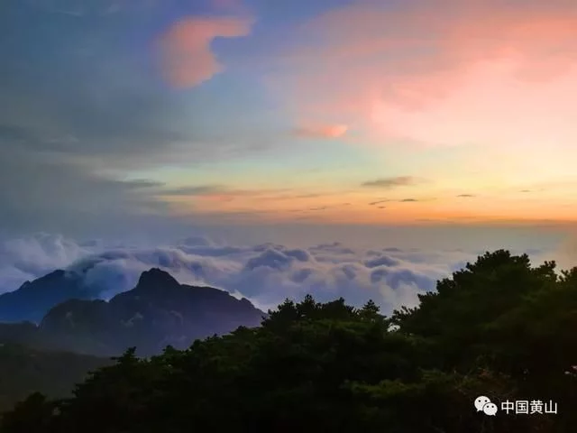 「黄山寻秋记」暮色黄山心神向往